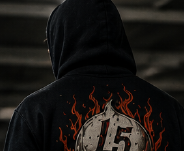 L5 flame hoodie